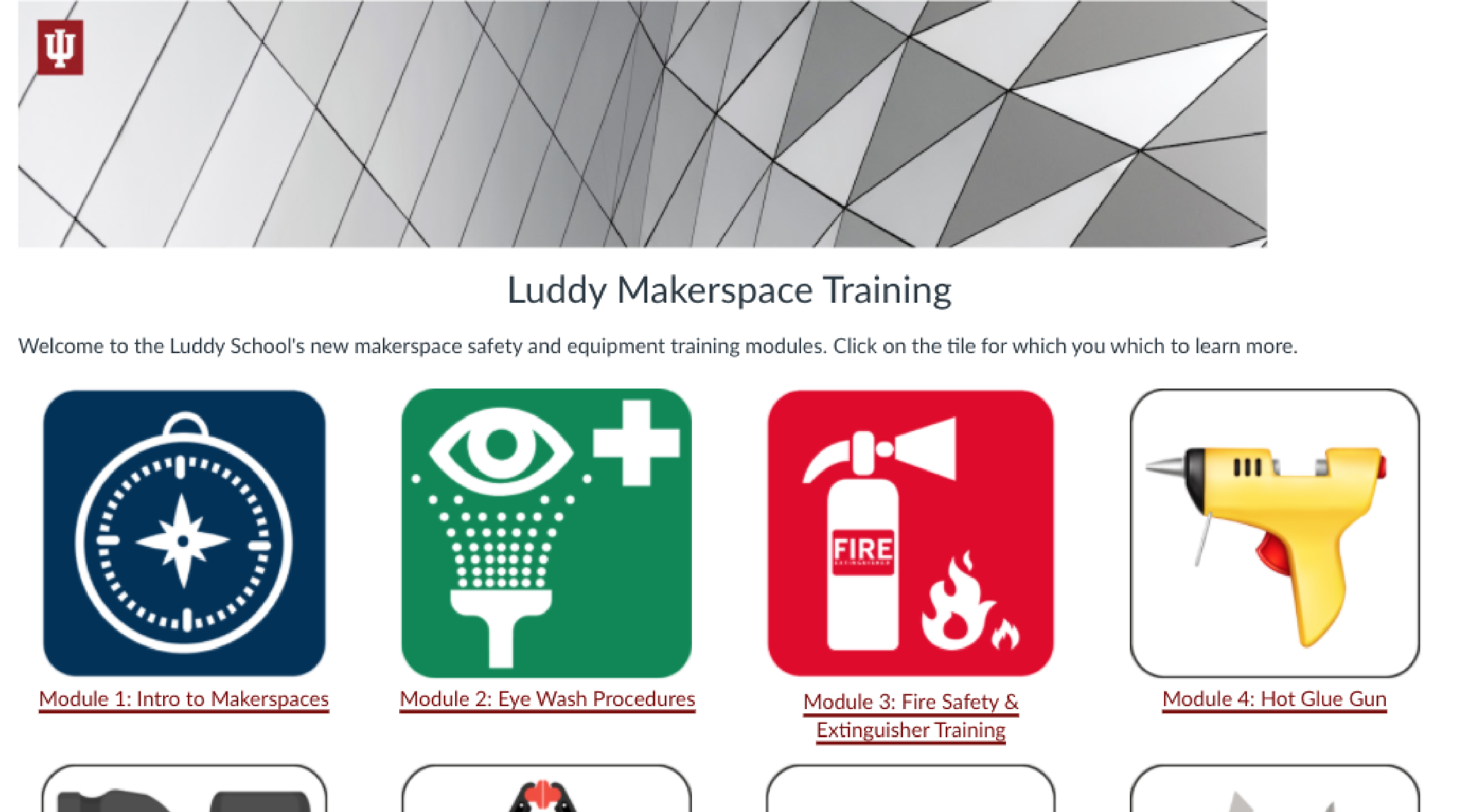 Thumbnail of Luddy Makerspace Training Navigation