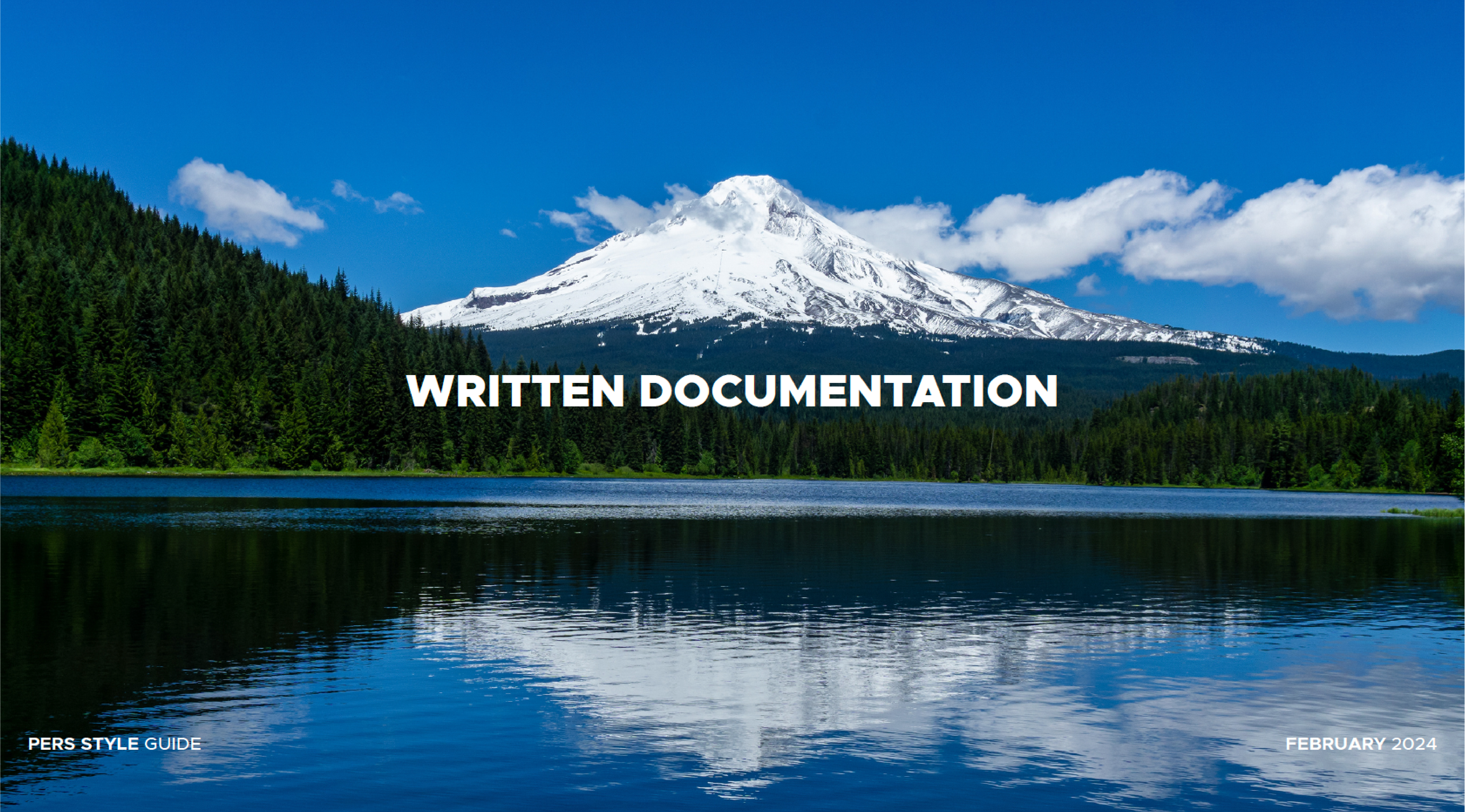 Cover Page for Documentation Style Guide