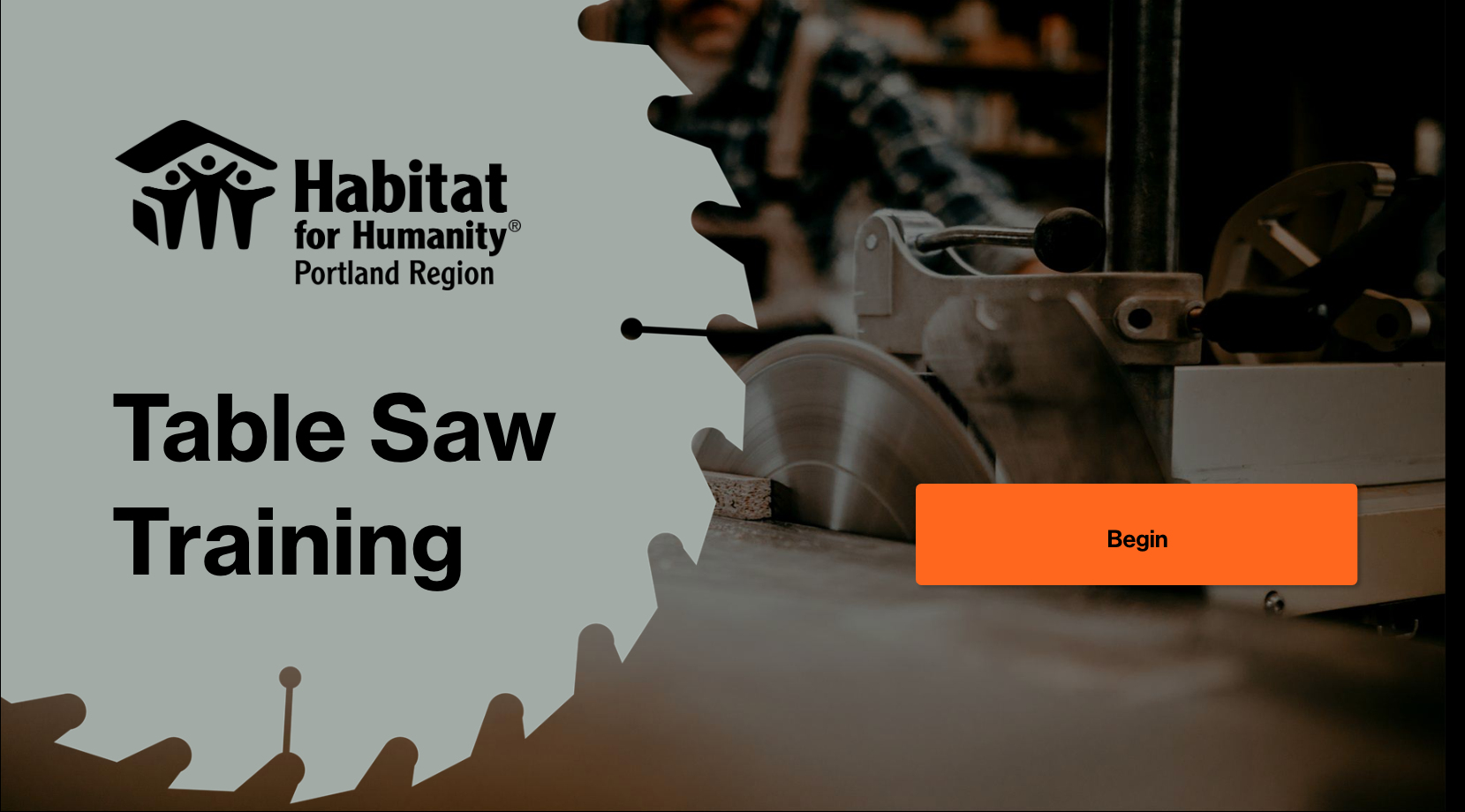 Intro Slide to Habitat eLearning Course
